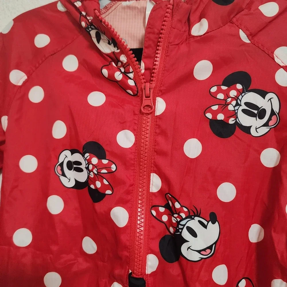 DISNEY Store Minnie Mouse LightWeight Jacket‎ Red Size 5/6